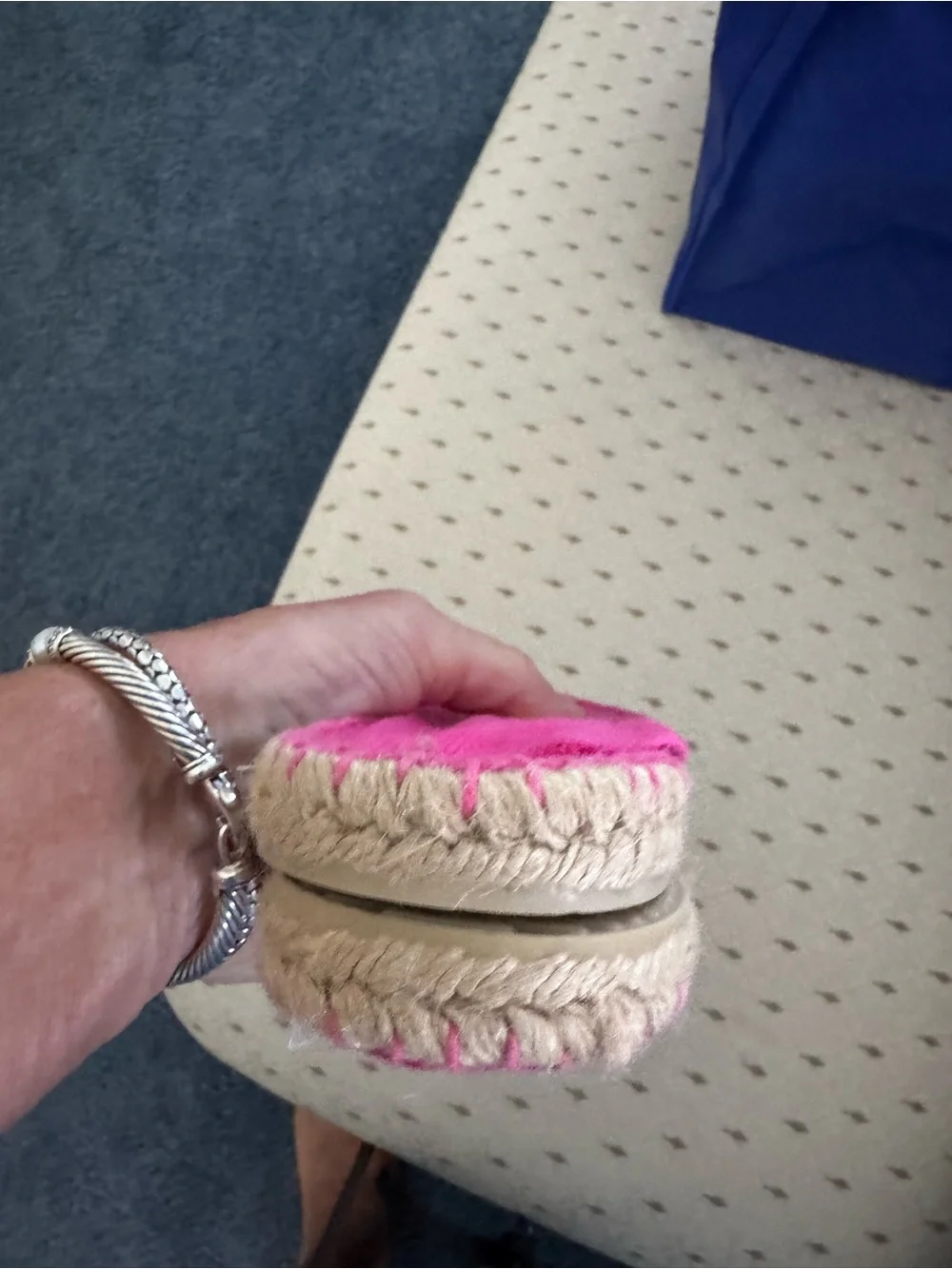 Women's Hot Pink Canvas Espadrilles